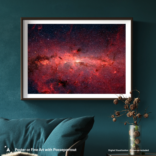 Milky Way Center: Spitzer View