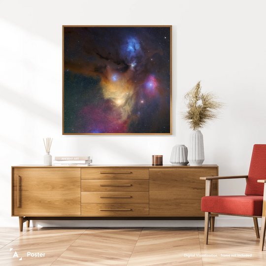 Marcin Hałaczkiewicz: Rho Ophiuchi Mosaic Poster
