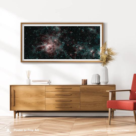 Tarantula Nebula Panorama (2-color) by Spitzer Telescope