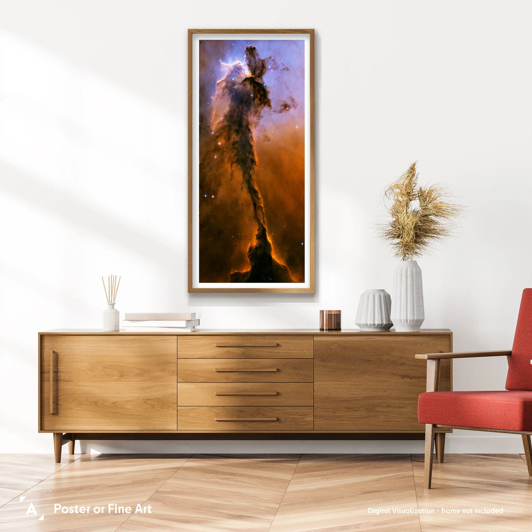 Stellar Spire in the Eagle Nebula Panorama