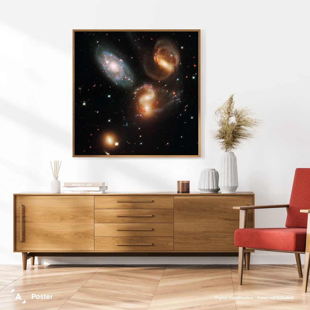 HST: Galactic Wreckage in Stephan's Quintet