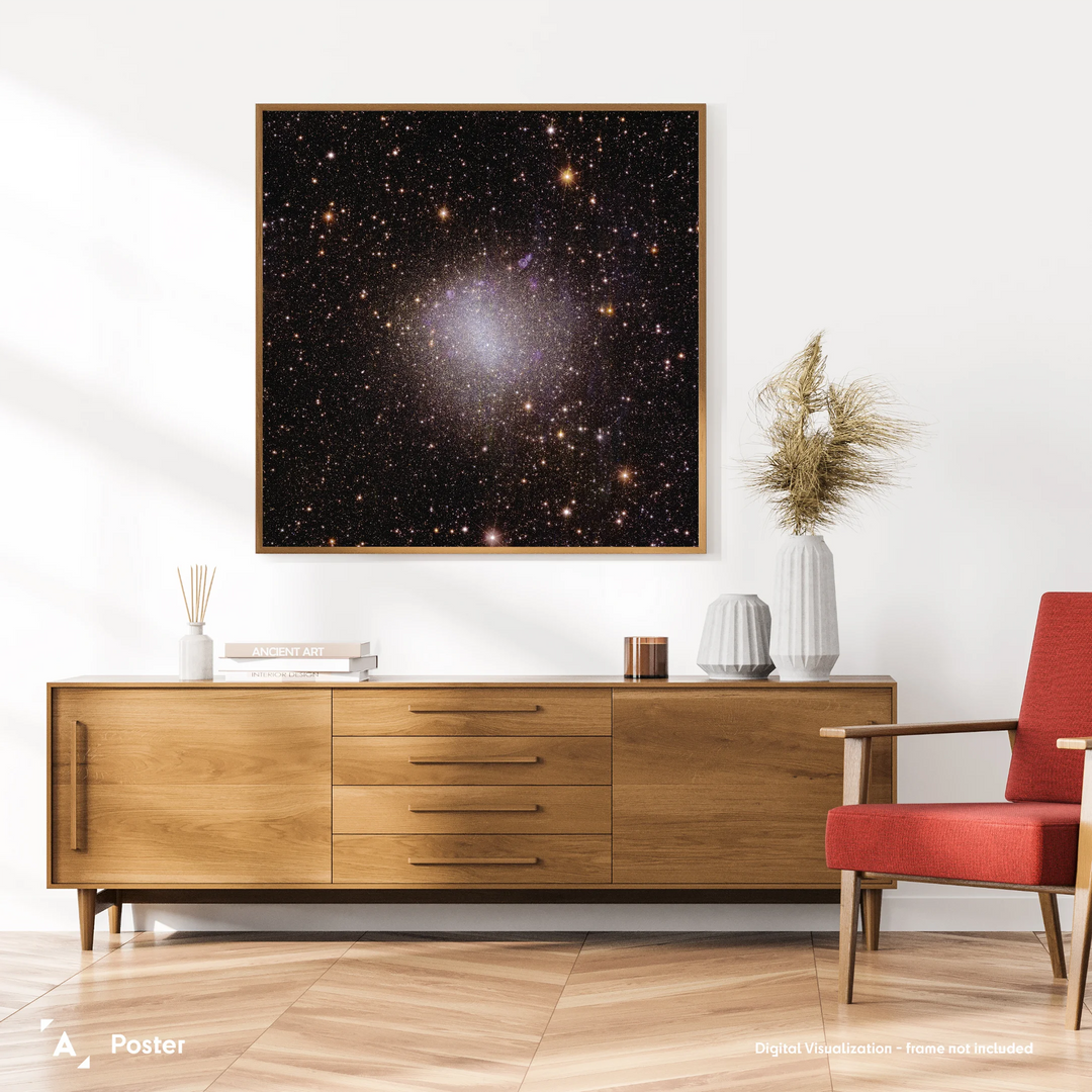 Euclid Telescope Poster: Irregular Galaxy 6822