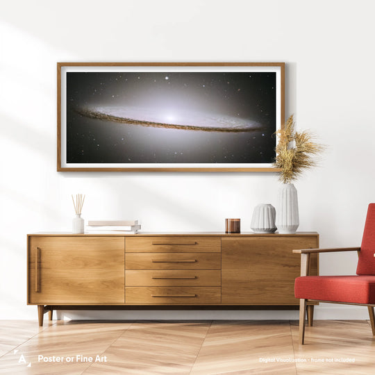 The Sombrero Galaxy (M104) Poster