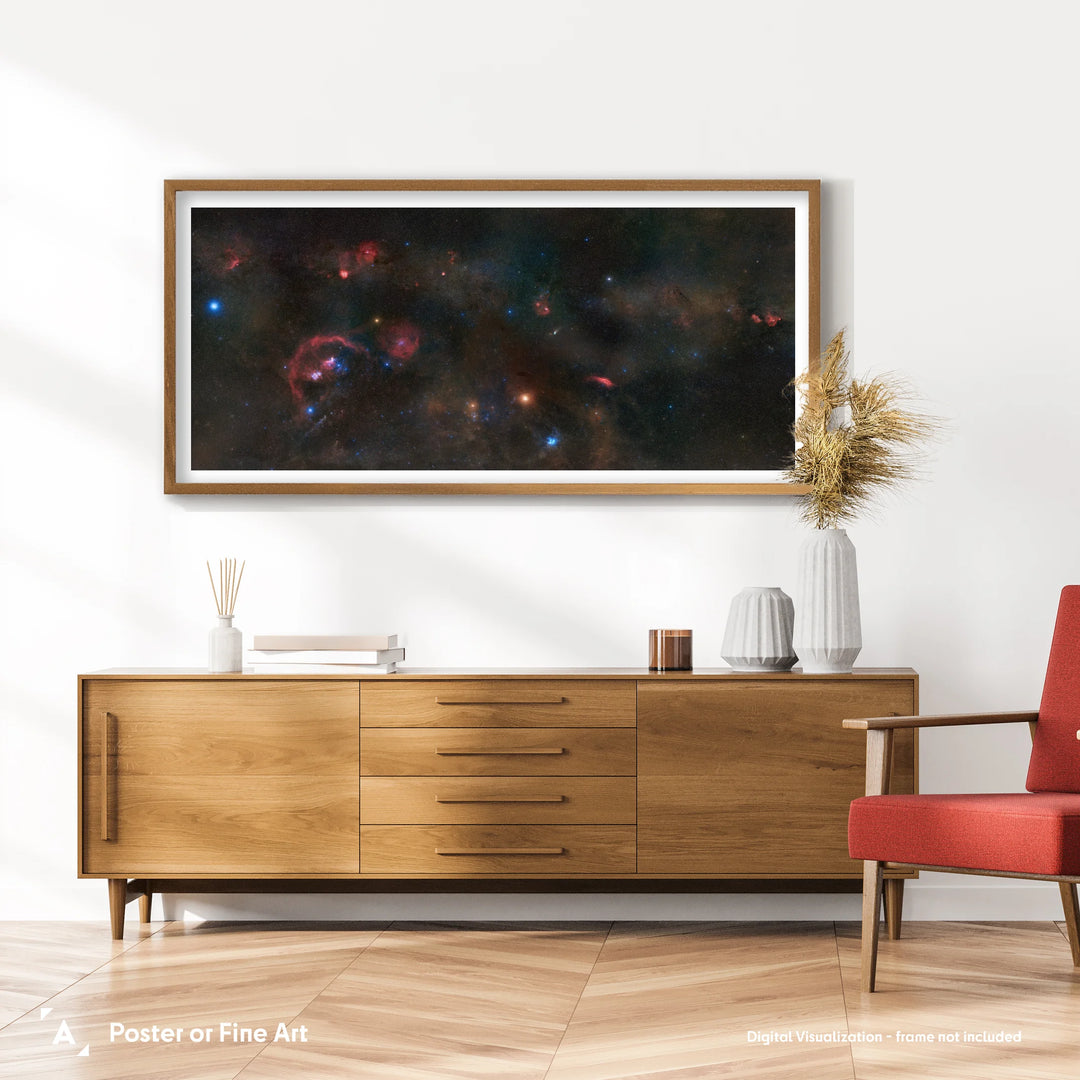 Stefan Lenz: Enhanced Winter Milky Way Panorama (with Comet C/2022 E3)