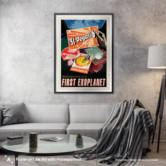 51 Pegasi b: NASA Visions of the Future Poster