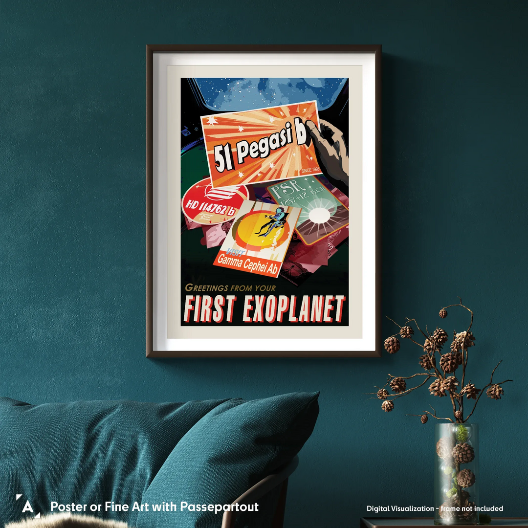 51 Pegasi b: NASA Visions of the Future Poster