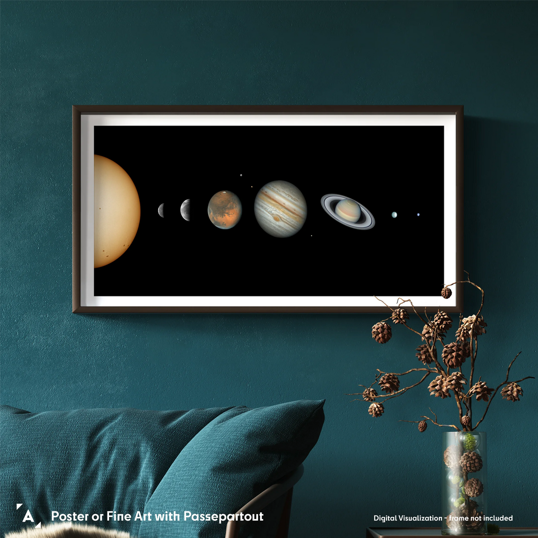 Damian Peach: Solar System Poster