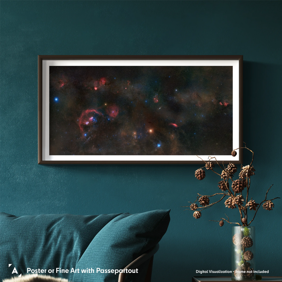 Stefan Lenz: Enhanced Winter Milky Way Panorama (with Comet C/2022 E3)