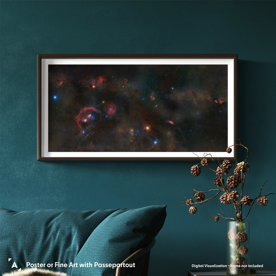 Stefan Lenz: Enhanced Winter Milky Way Panorama (with Comet C/2022 E3)