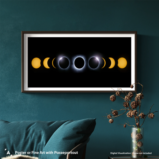 Marzena Rogozińska: Solar Eclipse Phases Mosaic Panorama
