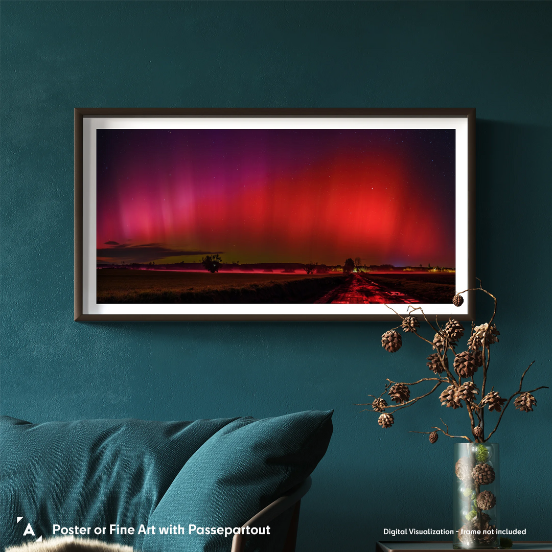 Lionel Majzik: Road to Aurora Borealis Panorama