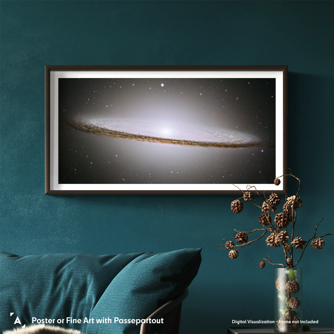 The Sombrero Galaxy (M104) Poster
