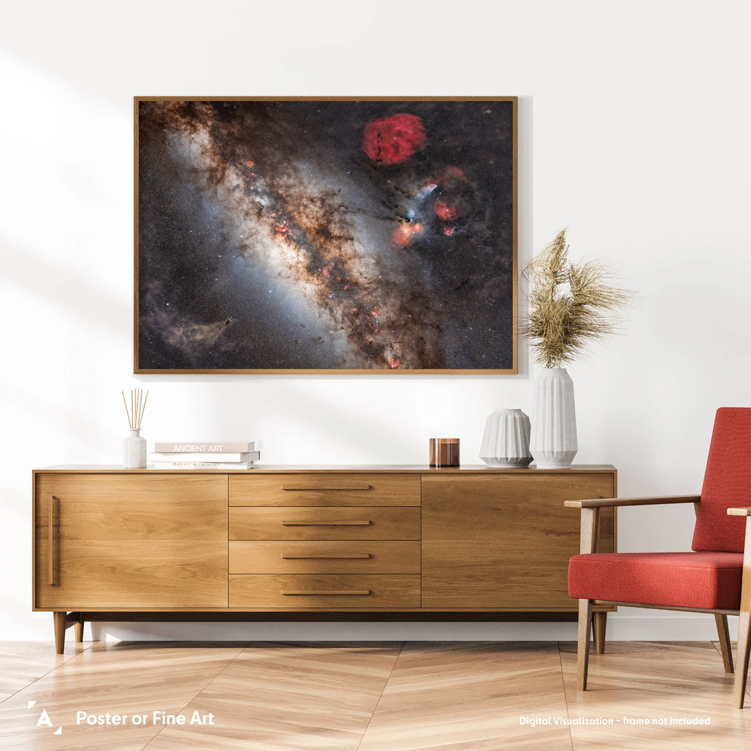 Łukasz Remkowicz: Milky Way Core with Anteater and Rho Ophiuchi