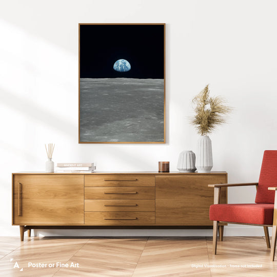 Apollo 11 Earthrise 69 Poster (Remastered Version)