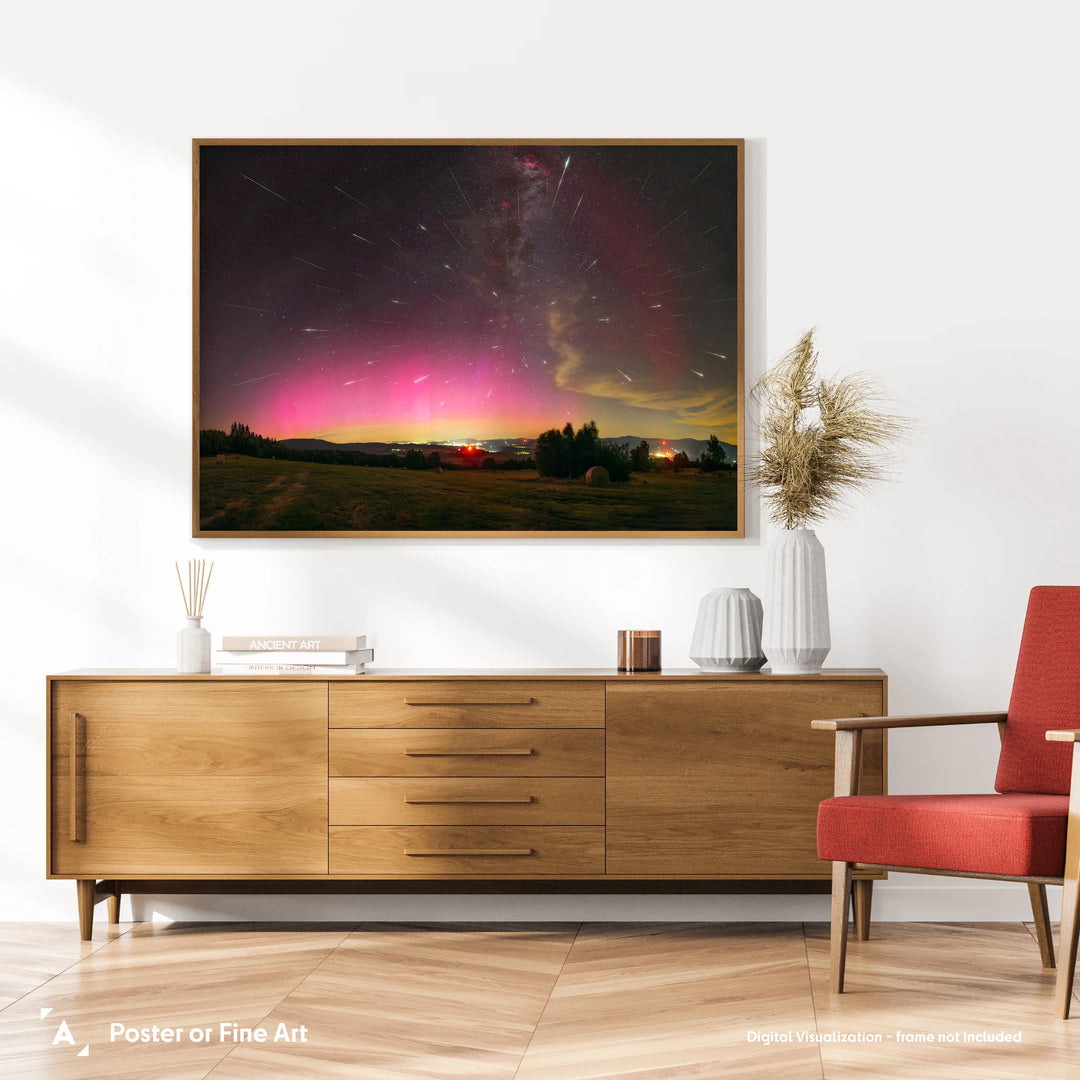 Marzena Rogozińska: Aurora Night of Falling Stars Mosaic