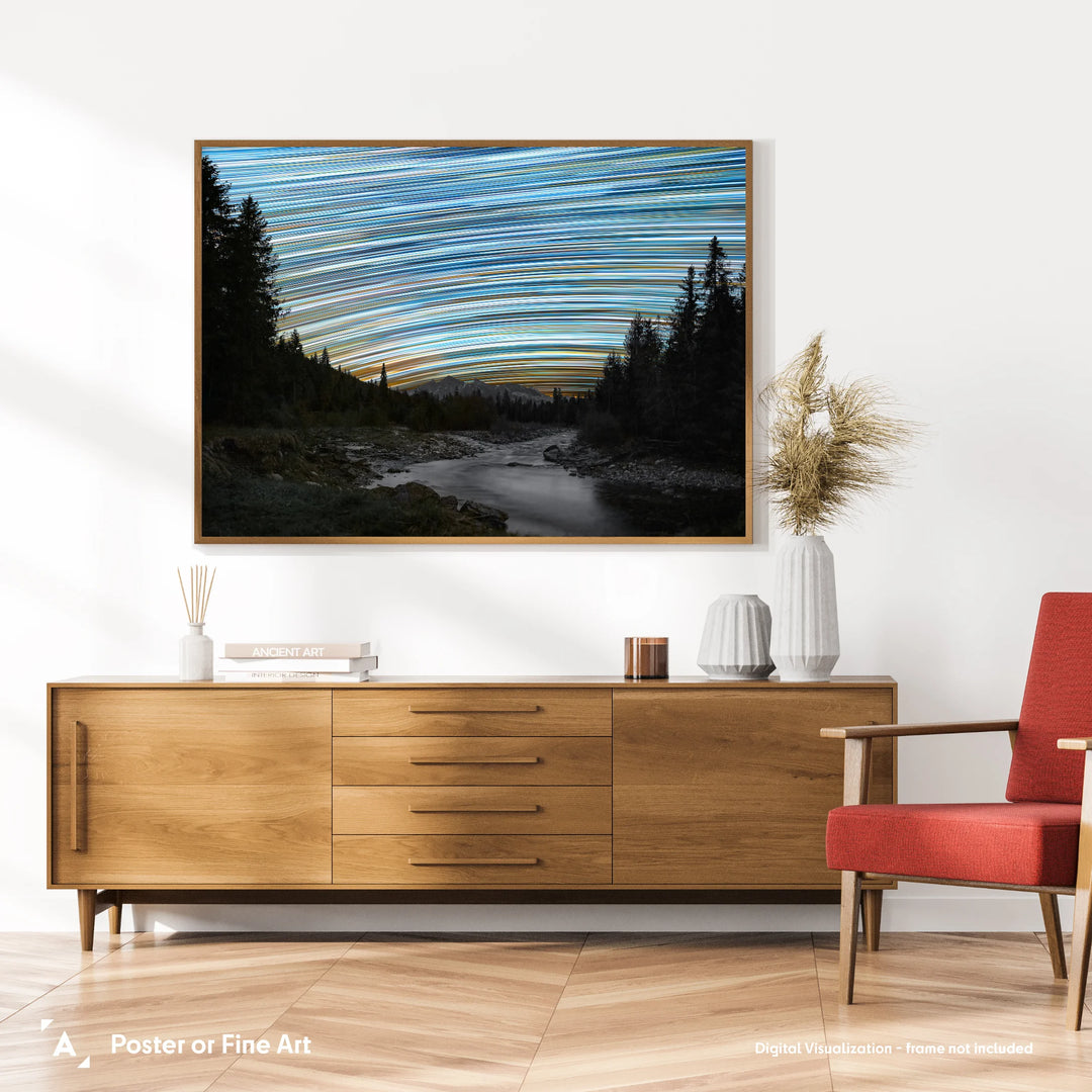 Łukasz Remkowicz: Startrails above Tatra Mountains