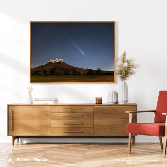 Łukasz Remkowicz: Spiš Castle and C/2023 A3 (Tsuchinshan-ATLAS)