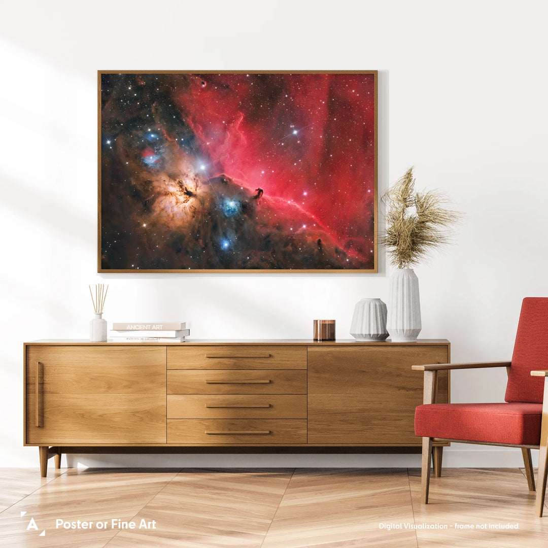 Marzena Rogozińska: Horsehead and Flame Nebula in Orion