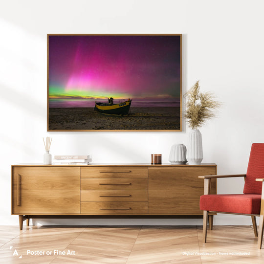 Marzena Rogozińska: Aurora Borealis over the Baltic Sea