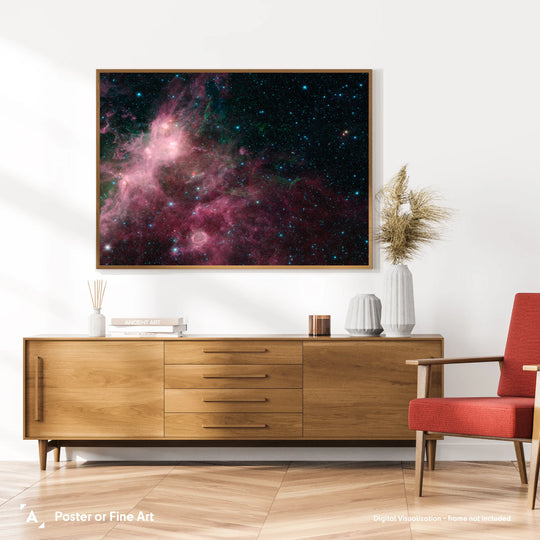 Life and Death Intermingled by Spitzer Space Telescope