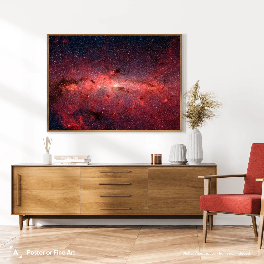 Milky Way Center: Spitzer View
