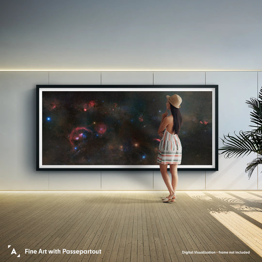 Stefan Lenz: Enhanced Winter Milky Way Panorama (with Comet C/2022 E3)