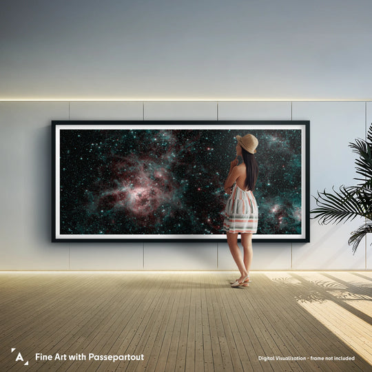 Tarantula Nebula Panorama (2-color) by Spitzer Telescope
