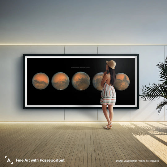 Damian Peach: Mars Close Approach 2020 Poster
