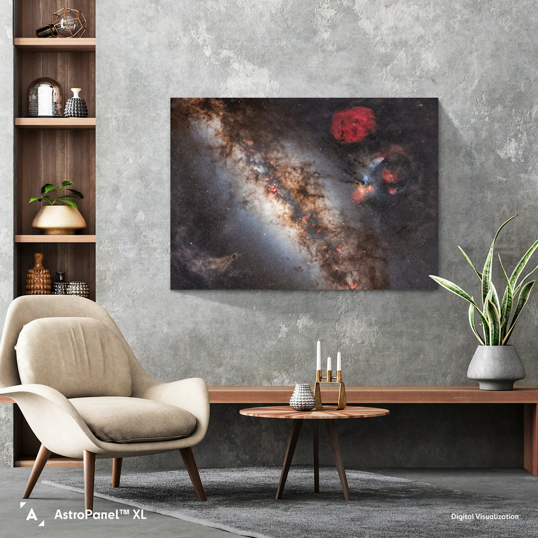 Łukasz Remkowicz: Milky Way Core with Anteater and Rho Ophiuchi