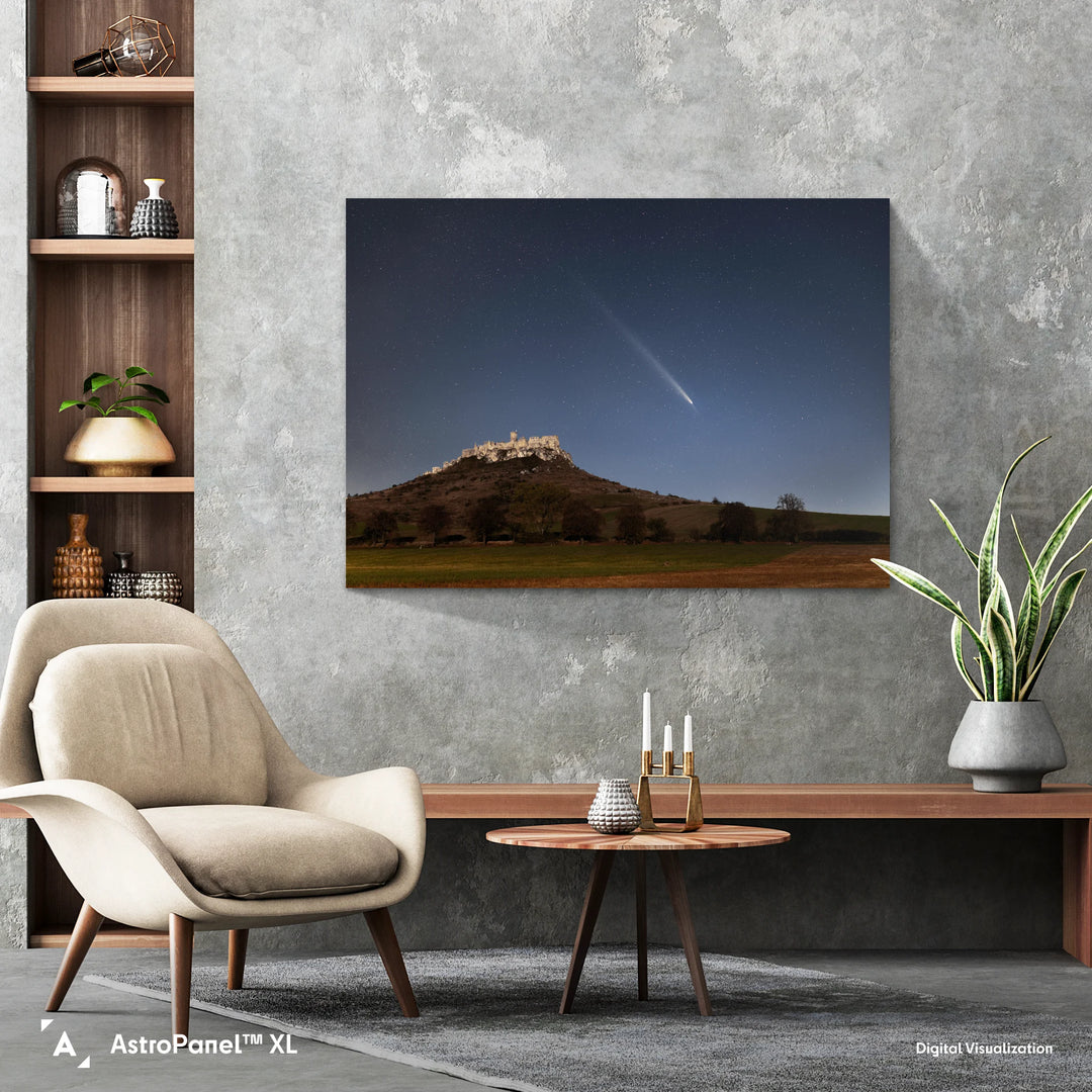 Łukasz Remkowicz: Spiš Castle and C/2023 A3 (Tsuchinshan-ATLAS)