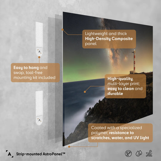 Matteo Strassera: Milky Way Rising Above the Lighthouse