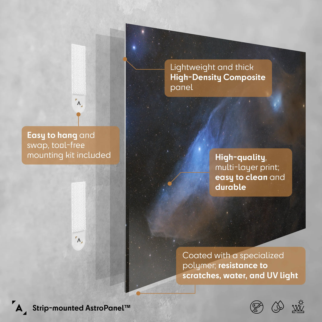 Marcin Hałaczkiewicz: Blue Horshead Nebula Poster