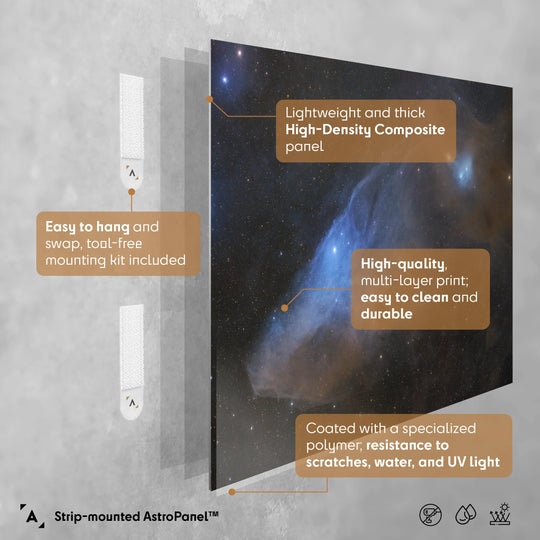 Marcin Hałaczkiewicz: Blue Horshead Nebula Poster