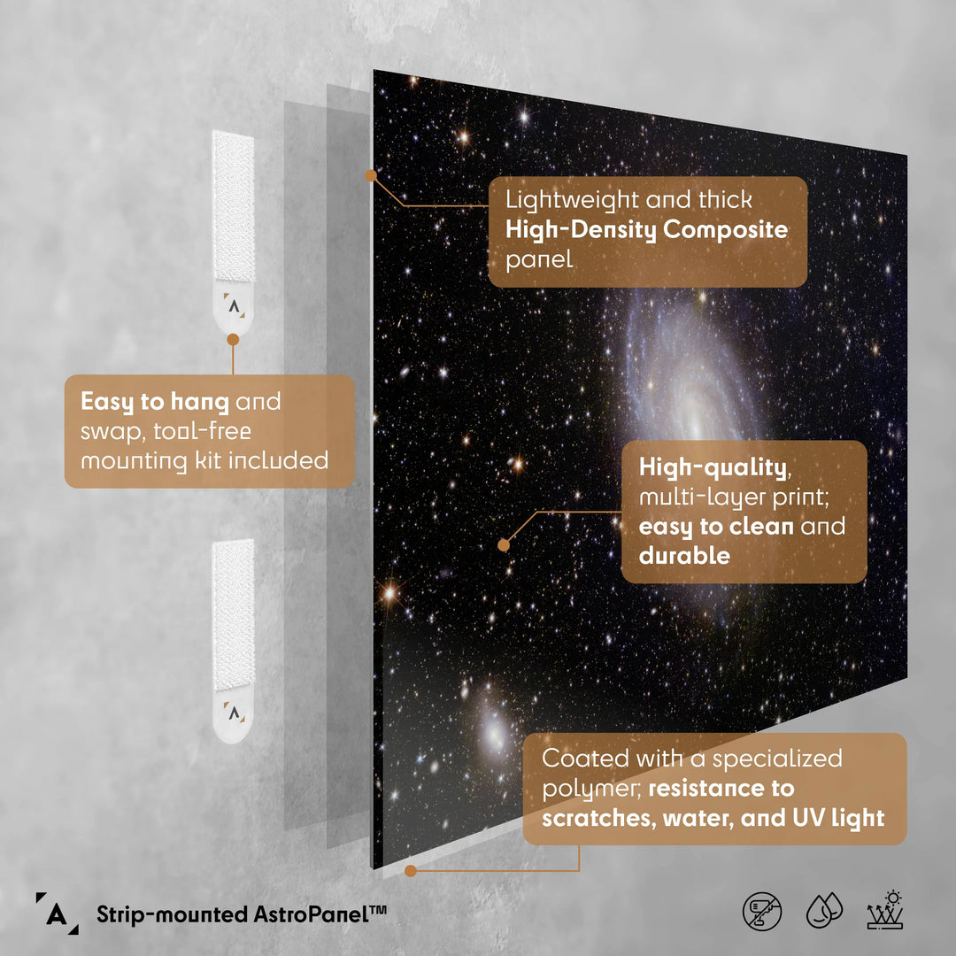 Euclid Telescope: Spiral Galaxy NGC 6744 Poster