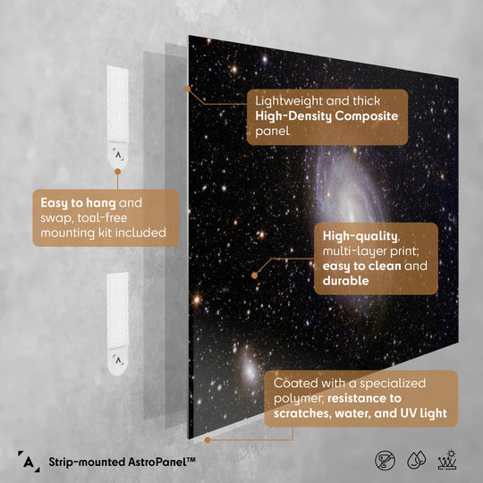 Euclid Telescope: Spiral Galaxy NGC 6744 Poster