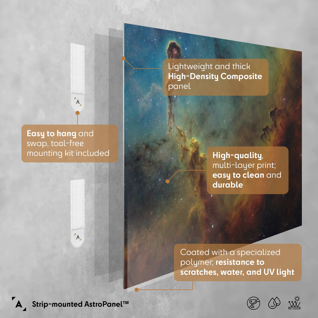 Paweł Radomski: Sulfur, Oxygen and Hydrogen Seas (IC 1396 in Hubble Palette)