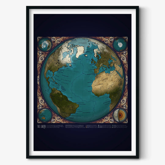Eleanor Lutz: A Map of Earth Poster