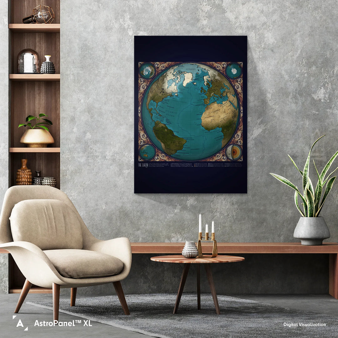 Eleanor Lutz: A Map of Earth Poster