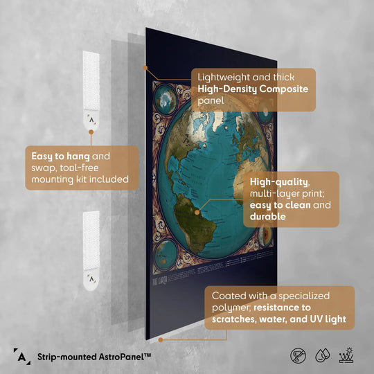 Eleanor Lutz: A Map of Earth Poster