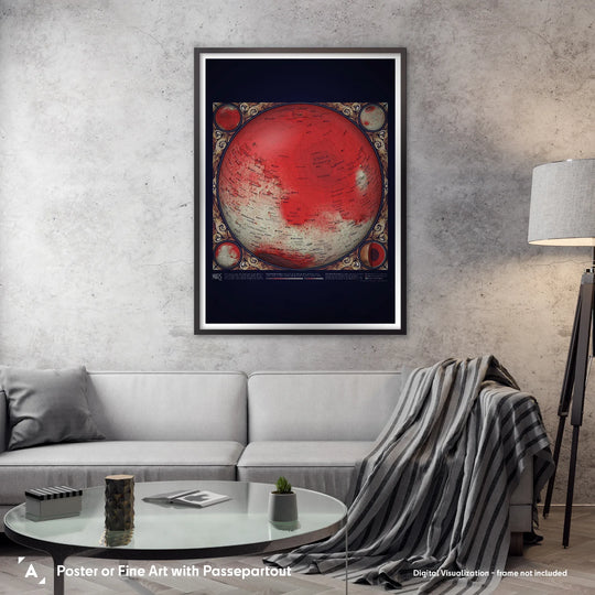 Eleanor Lutz: A Map of Mars Poster