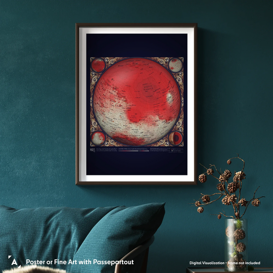 Eleanor Lutz: A Map of Mars Poster