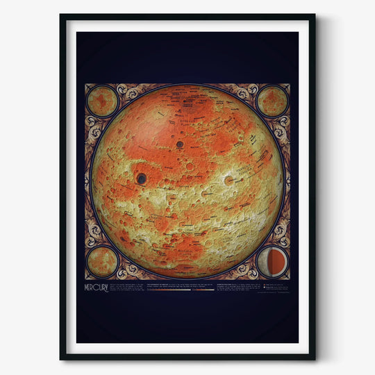 Eleanor Lutz: A Map of Mercury Poster
