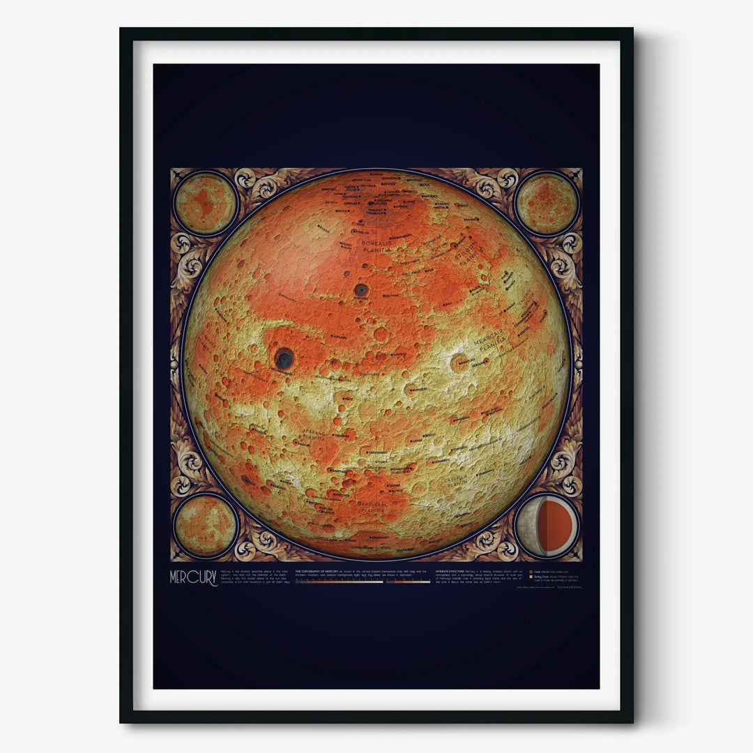 Eleanor Lutz: A Map of Mercury Poster