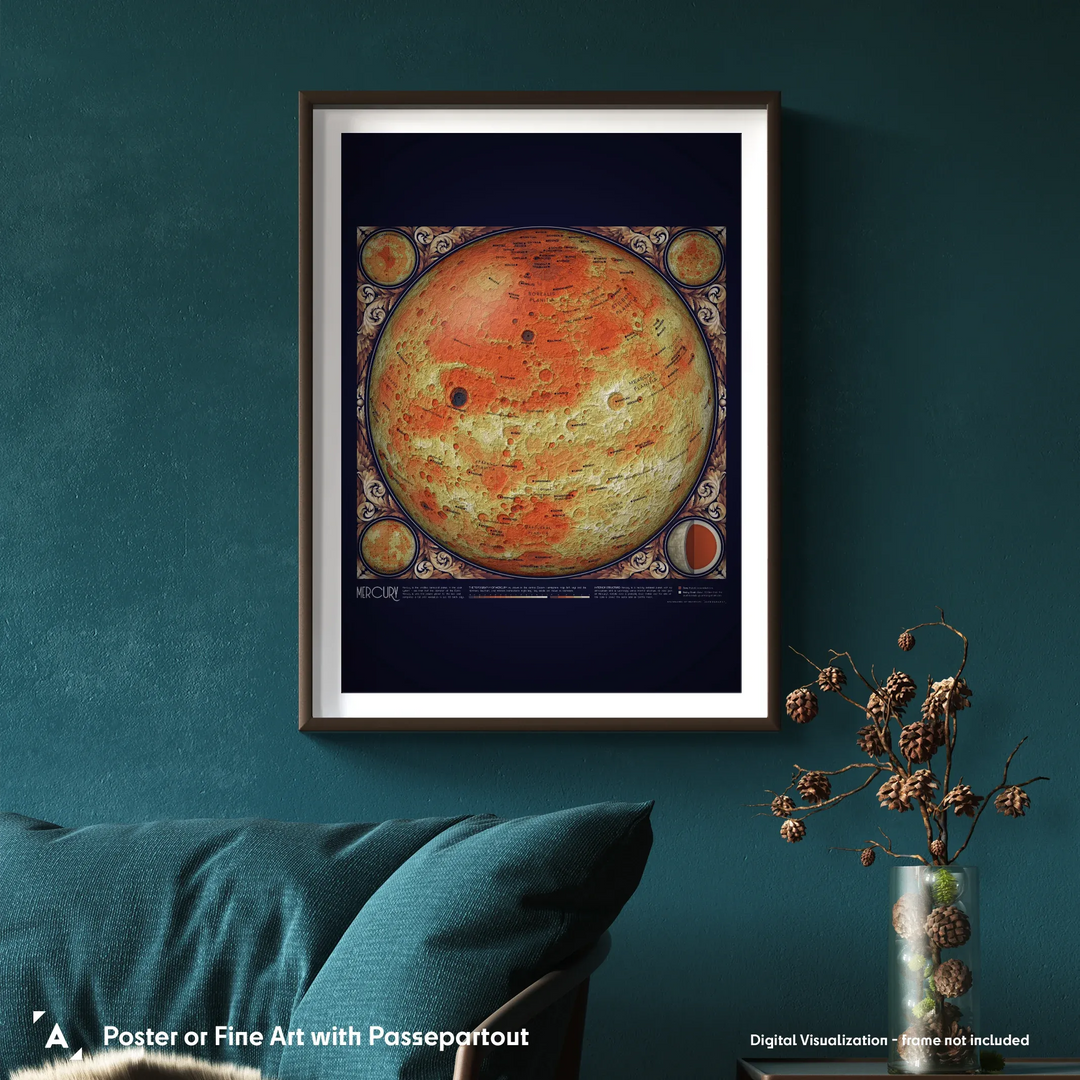 Eleanor Lutz: A Map of Mercury Poster