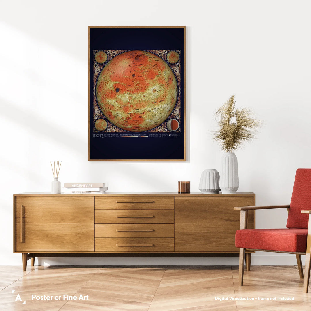 Eleanor Lutz: A Map of Mercury Poster