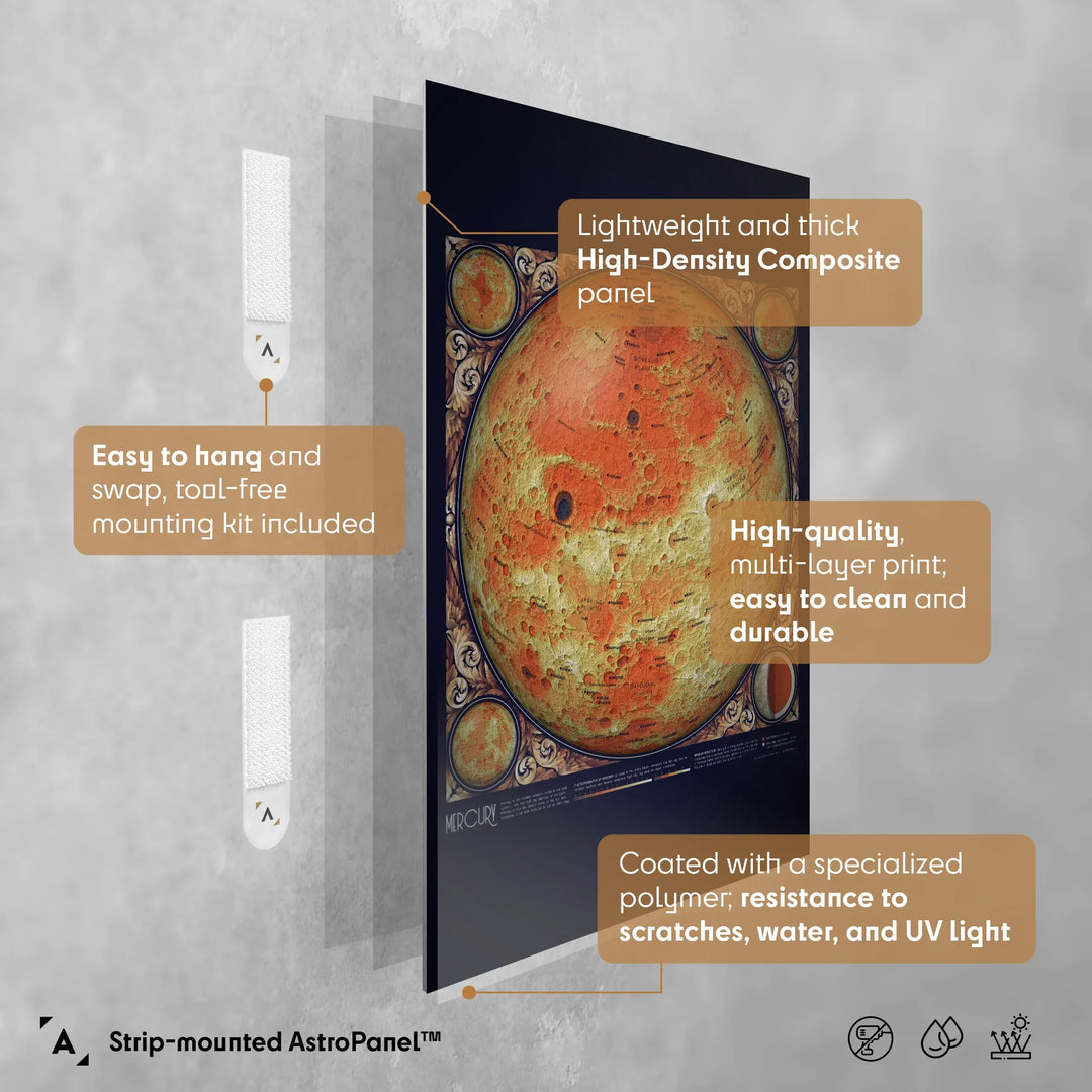 Eleanor Lutz: A Map of Mercury Poster