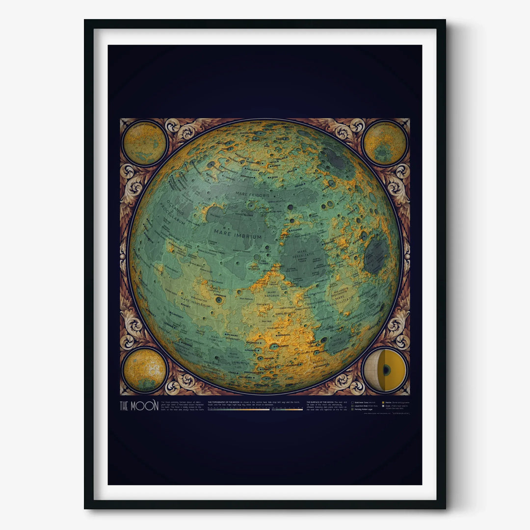 Eleanor Lutz: A Map of the Moon Poster
