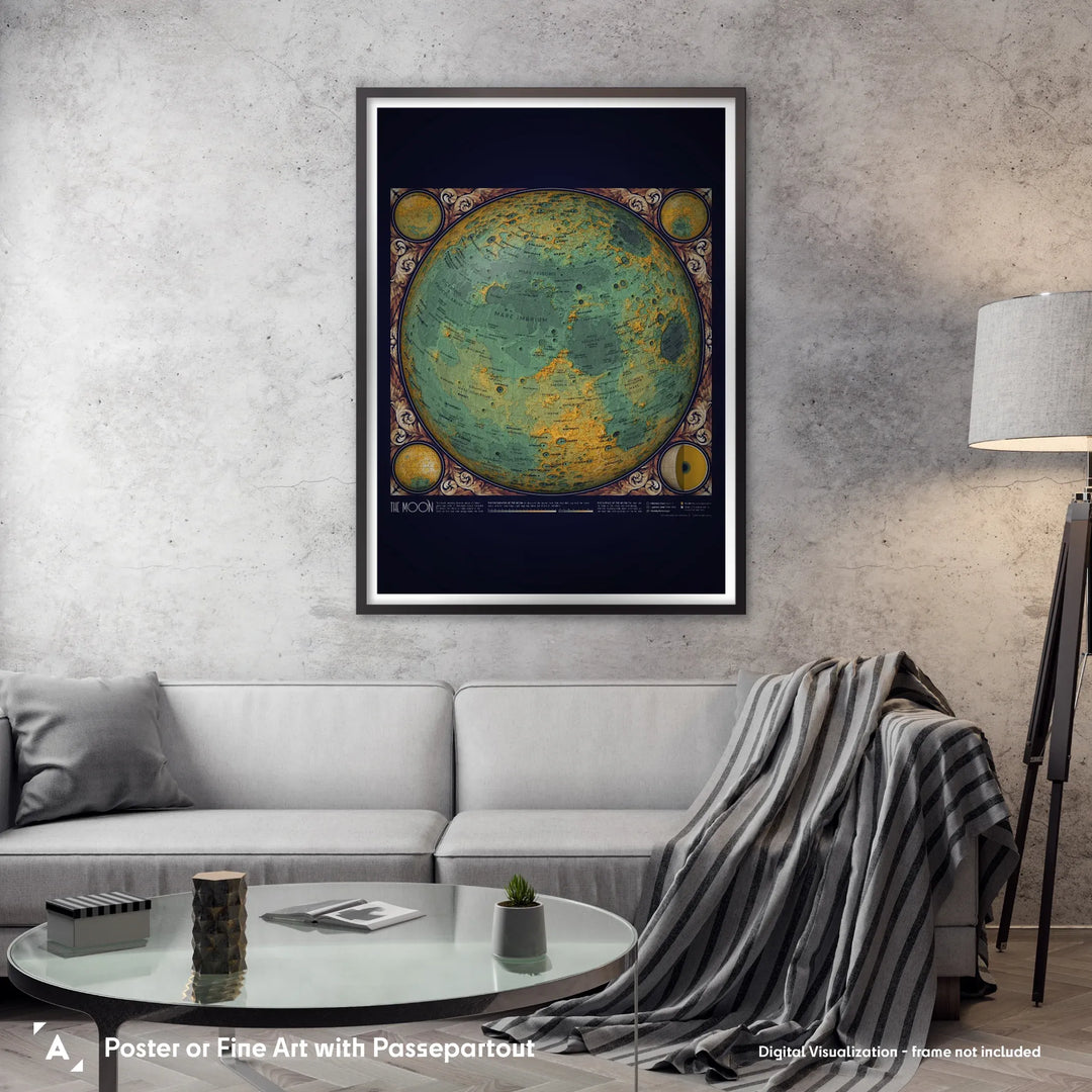 Eleanor Lutz: A Map of the Moon Poster
