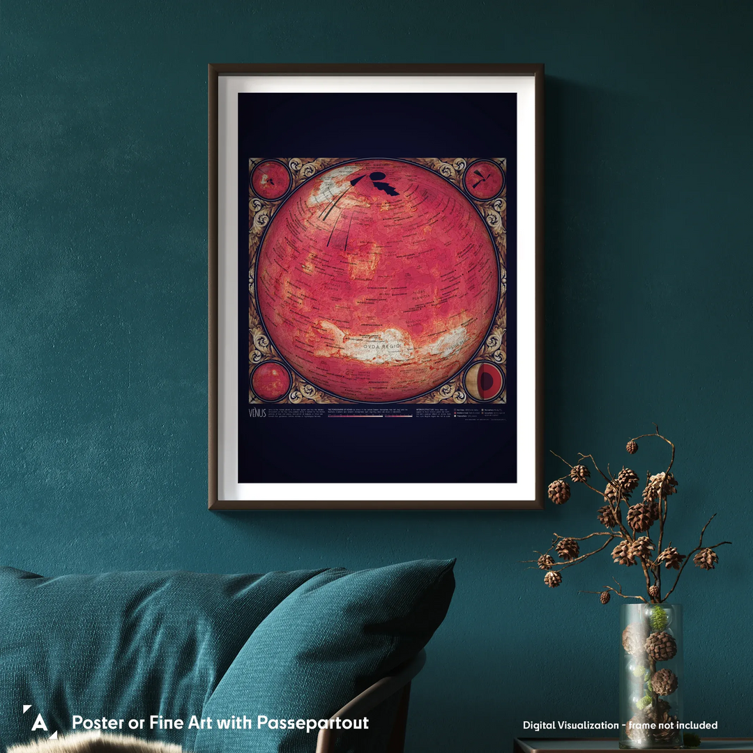 Eleanor Lutz: A Map of Venus Poster