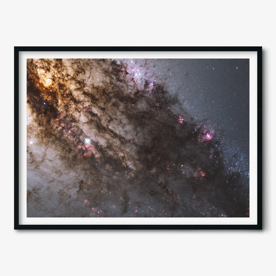 Active Centaurus A Galaxy Poster